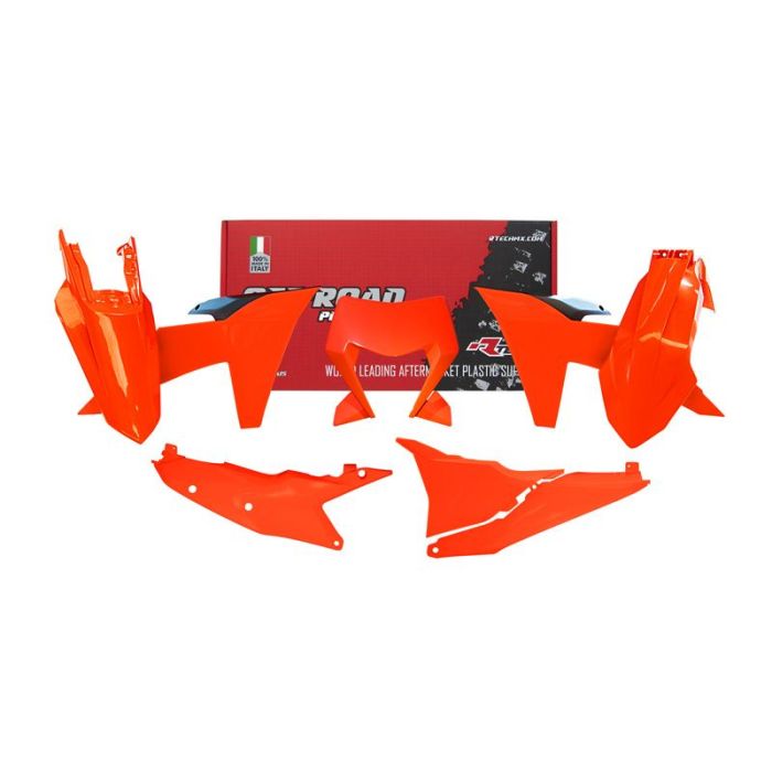 Plastkit/6 2024 Ktm Exc Exc-F Neon Orange Rtech R-Kitktm-An0-624