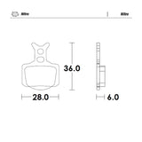 Bromsbelägg Sinterad Nitro Moto-Master 82821