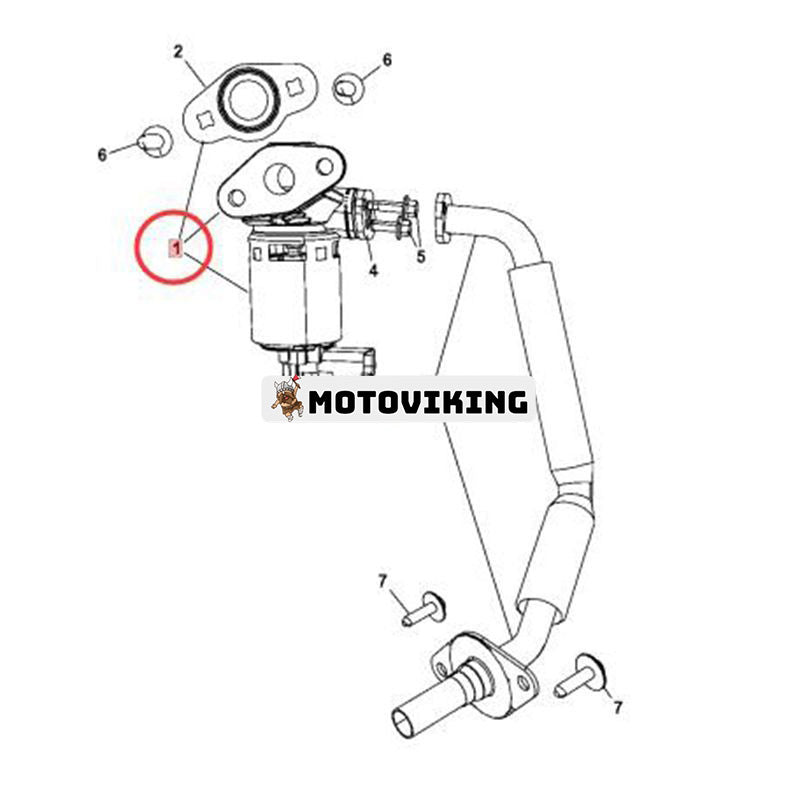 EGR-ventil 4861674AC 4861674AB 4593896AB för Chrysler Town & Country Dodge Jeep Volkswagen 3.3L 3.8L