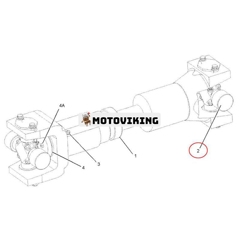 Spindel- och lagerenhet 7V3842 för Caterpillar CAT 814B 814F 815B 815F 816B Lastare schaktare 3306 3116 Motor