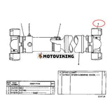 Spindel- och lagerenhet 1K9467 för Caterpillar CAT 561C 561D 977D bandlastare 3306 motor