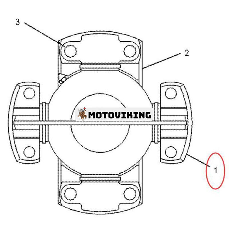 Spindel & lager 9V7710 för Caterpillar CAT 583K 637E 639D 65 769C 773B Kompaktorlastare 3306 3406 Motor