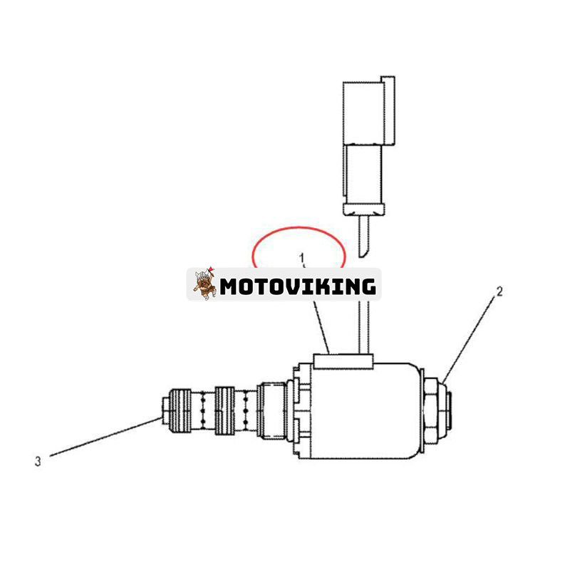 12V spolenhet 3E-8621 för Caterpillar CAT 416B 416C 416D 420D 424D 426B 426C 428B 428C 428D 430D 432D 436C 438B 438B 43D 6B 43D 4D 43D 4D