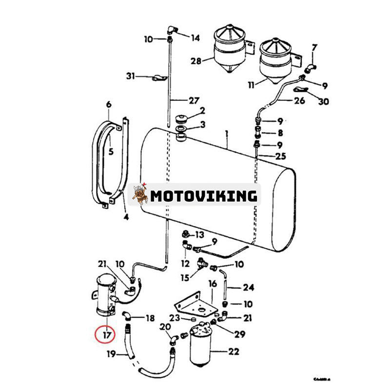 Bränslepump 170352C1 3125654R1 82006984 för New Holland 8260 8160 CASE 715 915 615 815