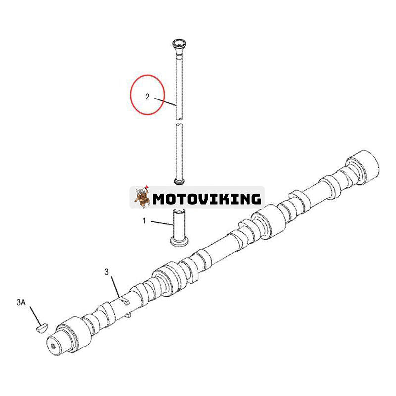 12 ST Tryckstång 278-5126 för Caterpillar CAT C4.4 C6.6 C7.1 Motor D3K D4K D5K D5R D6N 320D 330 416 420 426 428 430 432 434 444 904 919M 9H