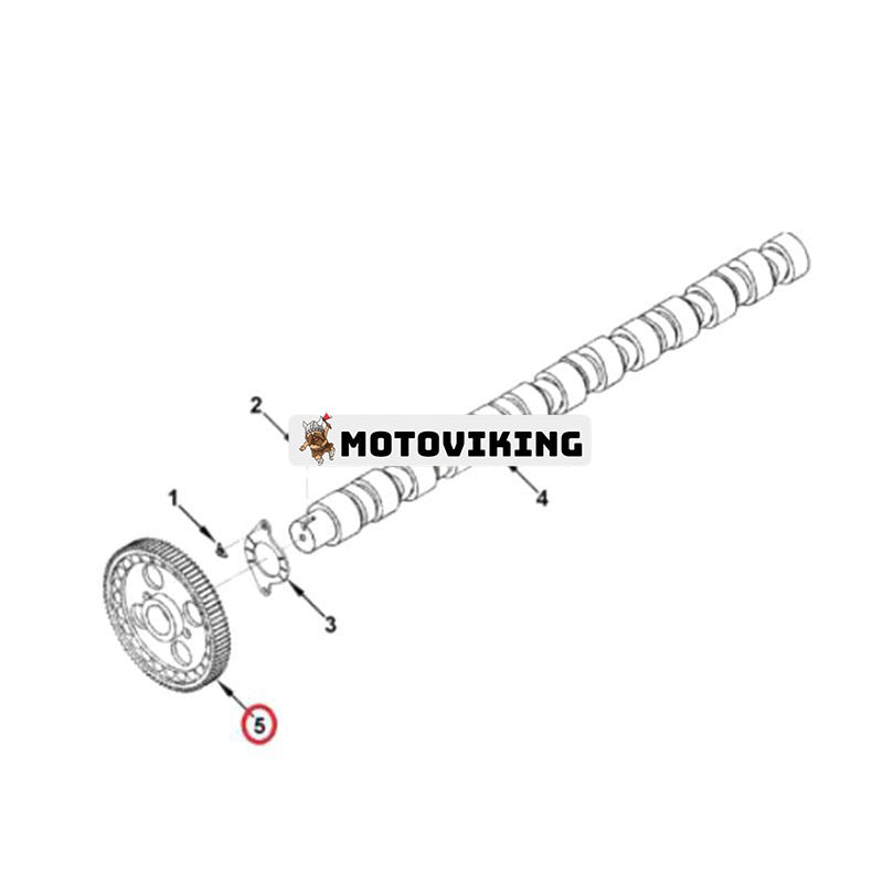 Kamaxelväxel 4953348 för Cummins KTTA19 KTA19 K-19 motor