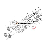 Hydrauliskt snabbkopplingsuttag AH225669 för John Deere 1092 600 606 608 618 620 622 625 630 6.8L