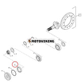 Oljetätning K262143 för CASE 590 5140 5150 5220 5230 Lastartraktor