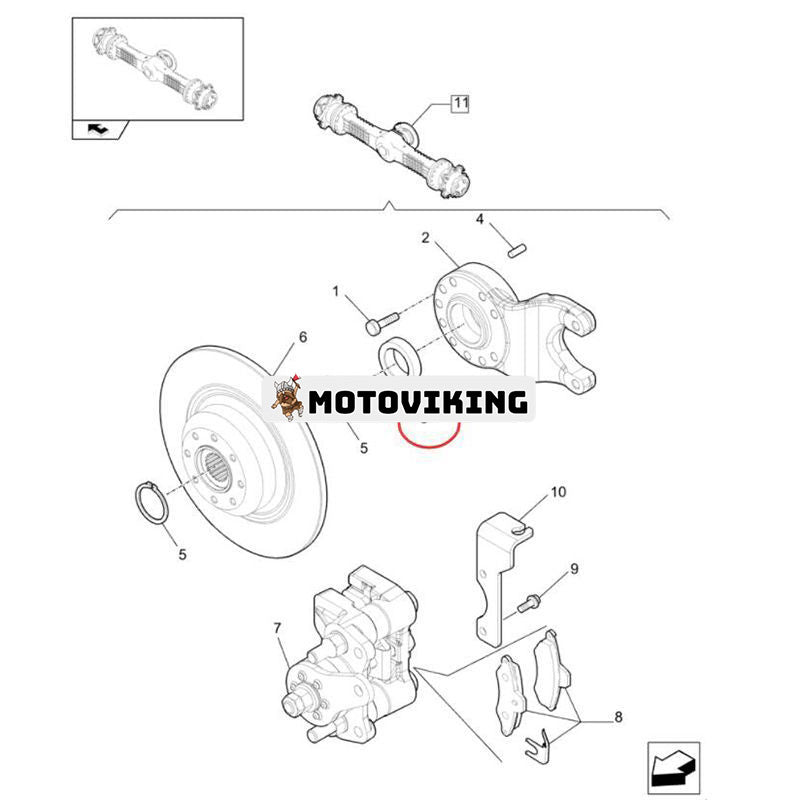 Oljetätning K262143 för New Holland U80C W80BTC W60BTC U80B U80 LV80 W70BTC Lastare