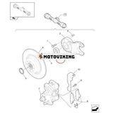 Oljetätning K262143 för New Holland U80C W80BTC W60BTC U80B U80 LV80 W70BTC Lastare