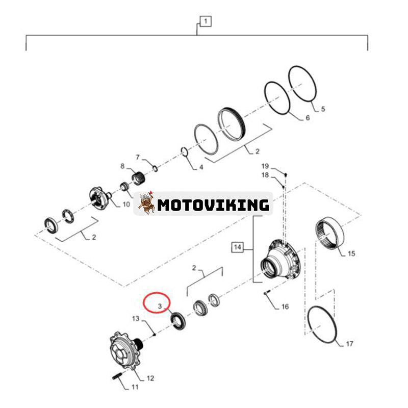 Oljetätning 452140A1 för CASE 580N 580SN 586H 580NEP 588H