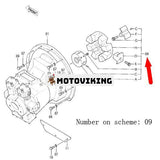 För Hitachi Excavator EX150 Pump Coupling Assy 4207540