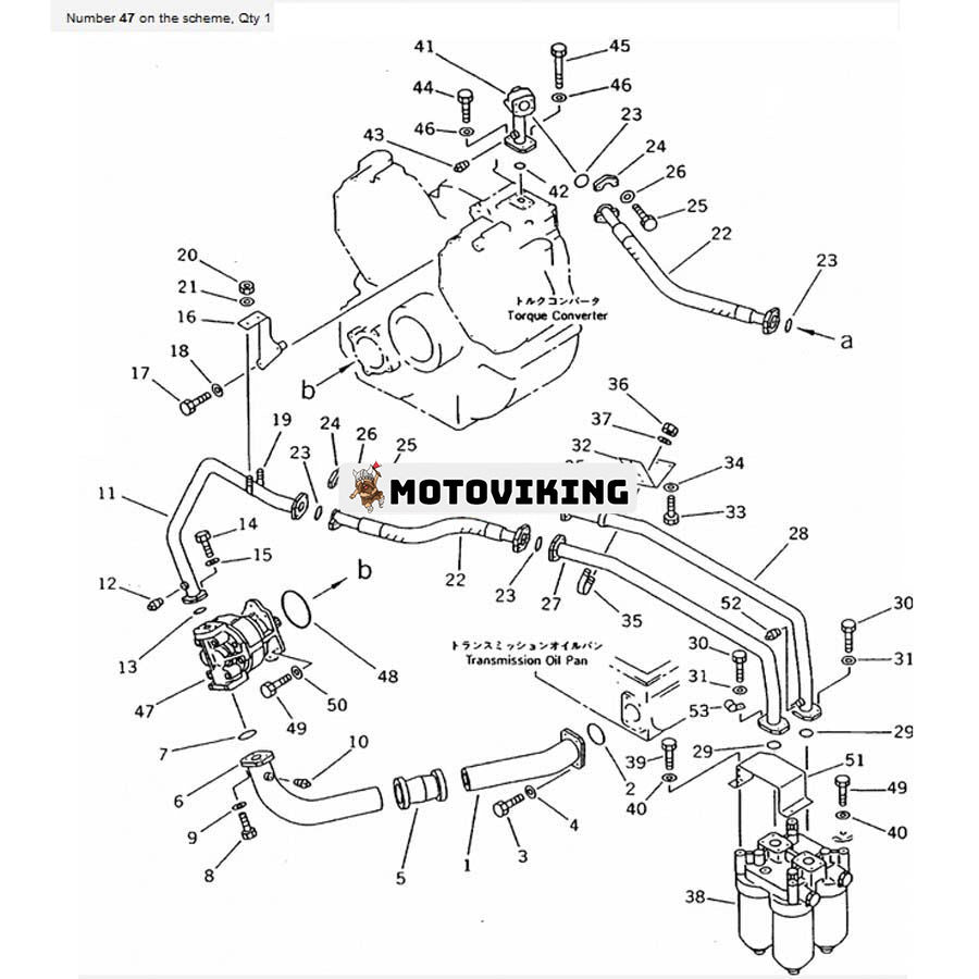 För Komatsu dumper HD985-5 HD985-3 HD785-3 HD785-5 Hydraulpump 705-22-44020