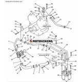 För Komatsu dumper HD985-5 HD985-3 HD785-3 HD785-5 Hydraulpump 705-22-44020