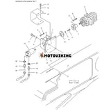 Hydraulpump 705-41-07050 för Komatsu dumper HM350-1 HM400-1 HM400-2R HM350-2R