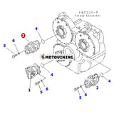 För Komatsu dumper HD985-5 HD985-3 HD785-3 HD785-5 Hydraulpump 705-52-42090