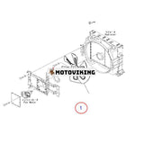 Fläkt 600-645-7020 6006457020 för Komatsu Engine SAA6D140E Truck HM350 HM400