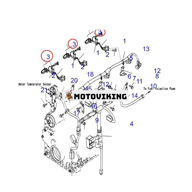 Klämma 6754-81-9230 6754819230 för Komatsu grävmaskin PC200LL-8 PC220LC-8 PW220-7E0 PC240LC-10