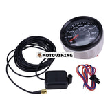 Eftermarknad Eling B07DY3MBJL 12V/24V 85mm 0-80MPH 0-120km/h GPS Hastighetsmätare vägmätare