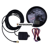 Eftermarknad Eling B07DY3MBJL 12V/24V 85mm 0-80MPH 0-120km/h GPS Hastighetsmätare vägmätare