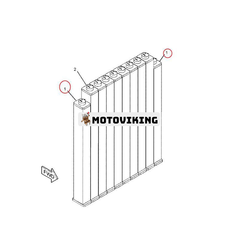 Vattentankkylare 224-6323 2246323 för Caterpillar CAT Engine 3408C schaktare D9R