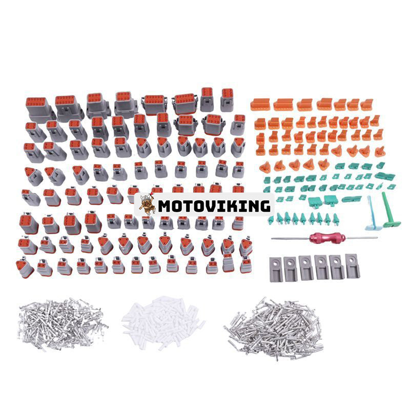 800 st Deutsch DT Connector Kit Stämplad för 14 16 18 20 GA. TRÅD