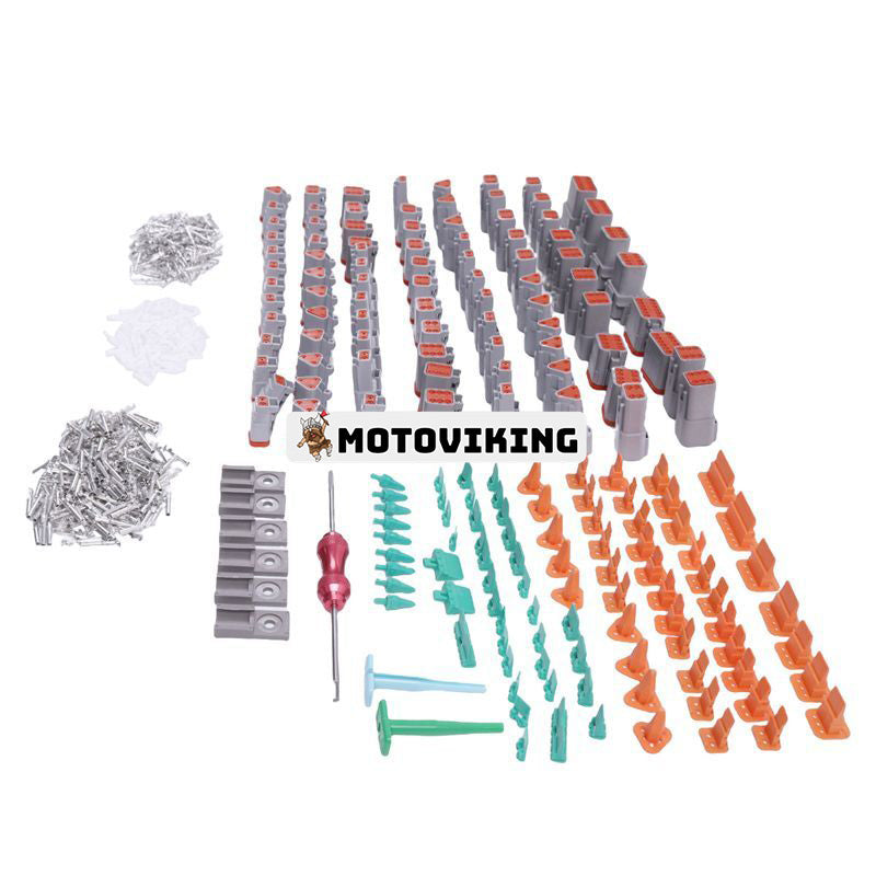 800 st Deutsch DT Connector Kit Stämplad för 14 16 18 20 GA. TRÅD