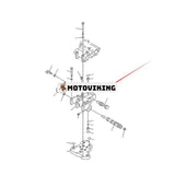 Transmissionskontrollventilenhet 15A-15-15003 för Komatsu schaktare D155A-2A D155A-2 Rörläggare D155C-1 D355C-3