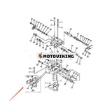 Transmissionskontrollventilenhet 15A-15-00522 för Komatsu S6D155-4 motor D135A-2 D155A-1 D155A-2 D355C-3