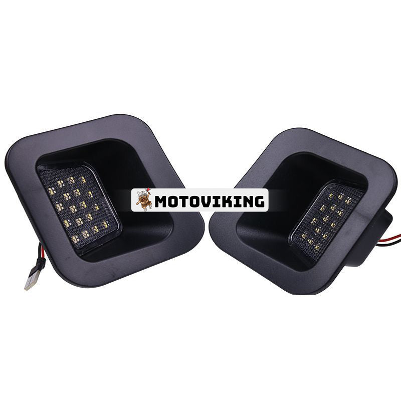 Ett par bakre stötfångarljus LED-lampor 55077292AF 55078095AE för Dodge Pickup Truck Ram 1500 2500 3500