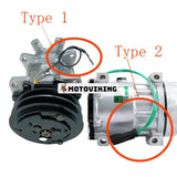 12V SD5H09 Eftermarknad Sanden 6300 6301 6329 A/C kompressor för lastbilsbuss SUV Grävmaskin lastare bulldozer