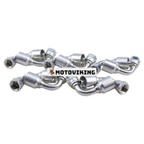 10 ST. Hydraulslangkoppling med 1/2" hona JIC-svirvel 13943-8-6 för Parker