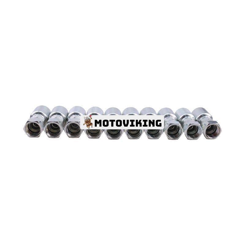 10 st Hydraulslangkoppling med 5/8" hona JIC-svirvel 10643-10-8 för Parker