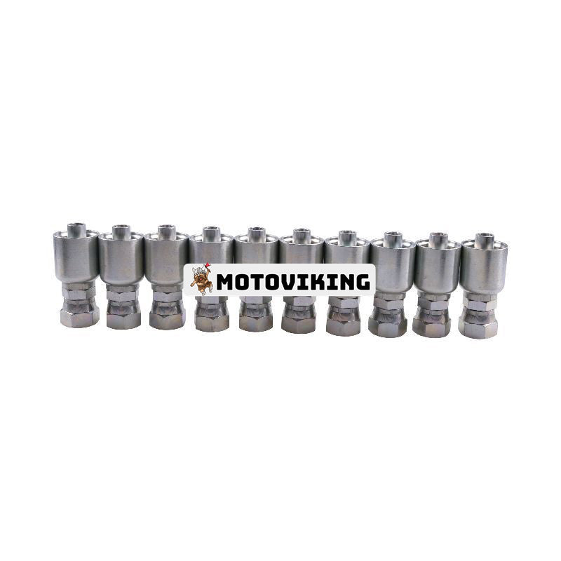 10ST Hydraulslangkoppling med 1/2" hona JIC 10643-8-8 för Parker