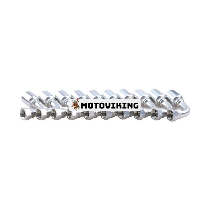 10st hydraulslangkoppling med 1/2" hona JIC-svirvel 13943-8-8 för Parker