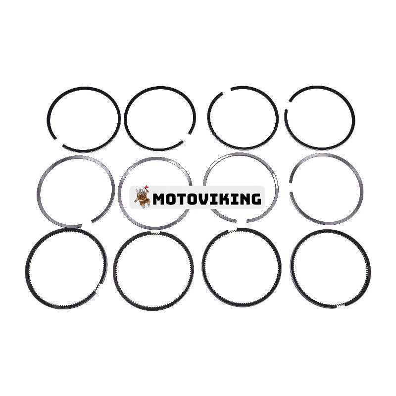 STD 1 set kolvring 17331-21050 för Kubota Engine V2203 D1703 F2803 Grävmaskin KX121-2 KX161-2 Lastartraktor L2950F L3300DT L4200DT L4300F L4310F M5 M4700