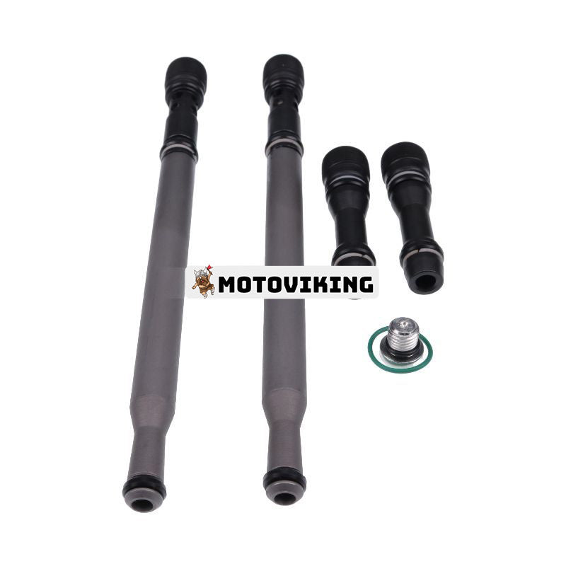 Stativrör & dummypluggsats 6E7Z9A332A 6E7Z9A332B för Ford Engine 6.0L fordon F250 F350 F450 F550