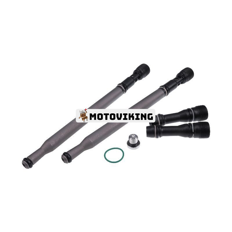 Stativrör & dummypluggsats 6E7Z9A332A 6E7Z9A332B för Ford Engine 6.0L fordon F250 F350 F450 F550