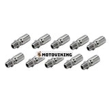 10 st Hydraulisk slangkoppling med 3/8" NPT hansväng 06U-J06 för Parker 100R1 100R2 100R17