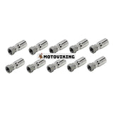 10 st Hydraulslangkoppling med 5/8" JIC honsvivel FJX-08-10 för Parker