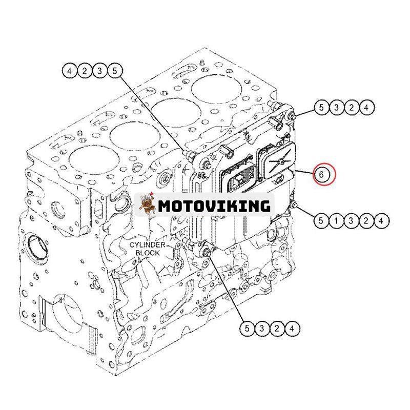 Elektronisk styrenhetsmodul 462-0008 för Caterpillar CAT-motor C4.4