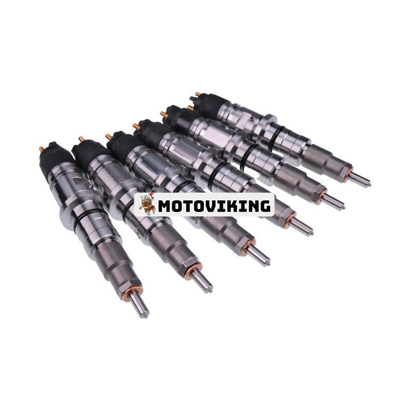 6 ST Bränsleinsprutare 2854608 0445120057 för CASE New Holland IVECO Engine F4HE9687 Traktor Maxxum 115 125 140 T6030 T6050 T6080 T6090