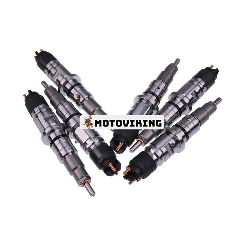 6 ST Bränsleinsprutare 2854608 0445120057 för CASE New Holland IVECO Engine F4HE9687 Traktor Maxxum 115 125 140 T6030 T6050 T6080 T6090