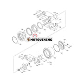 Flytande tätning XKAH-00820 för Hyundai grävmaskin R55-7 R55-7A R55-9 R55-9S R60CR-9 R60CR-9A