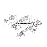 Flytande tätning 719282 för Komatsu Doosan grävmaskin SOLAR155LC-V SOLAR170LC-V SOLAR175LC-V SOLAR175LC-V SOLAR150LC-V TXC175-1