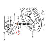 Kopplingsnav 3031371 TH105918 för John Deere Engine 4039 4239 Grävmaskin 190 70 70D 80 190E