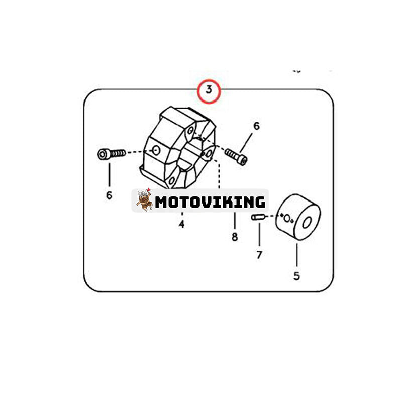 Kopplingsenhet VOE 14522413 för Volvo grävmaskin EC55B EW55B EC55C EC60C