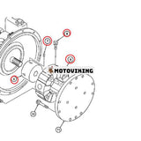 Koppling 152680A1 150612A1 för CASE Grävmaskin 9010 9010B 9020 9020B 9013