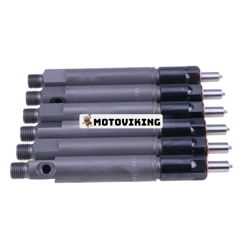 6st Injektor VOE479443 VOE8112303 för Volvo Engine TD102 TD103E Grävmaskin EC340 EC390 Lastare L150 Lastbil F10 FL10