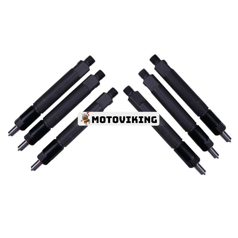6st Injektor VOE479443 VOE8112303 för Volvo Engine TD102 TD103E Grävmaskin EC340 EC390 Lastare L150 Lastbil F10 FL10